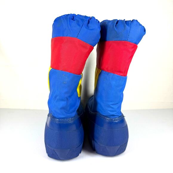 VINTAGE 80s Moon Boots Size W7/M9 Retro Rainbow Snow Winter Insulated Korea - Picture 4 of 13